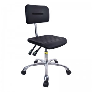 Cadeira de espuma de poliuretano para sala limpa antiestática ESD flexível para segurança industrial